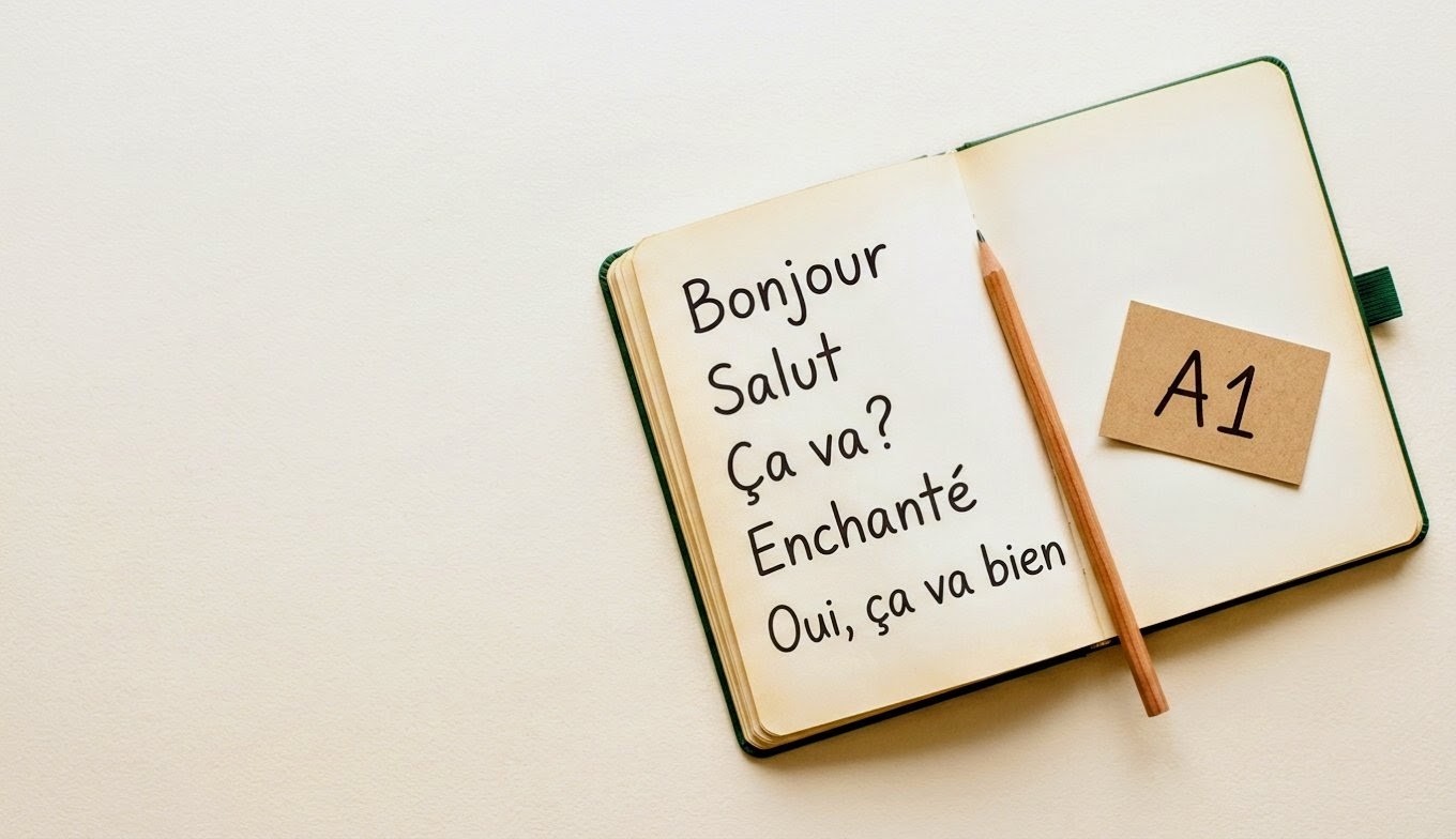 Beginner French course card